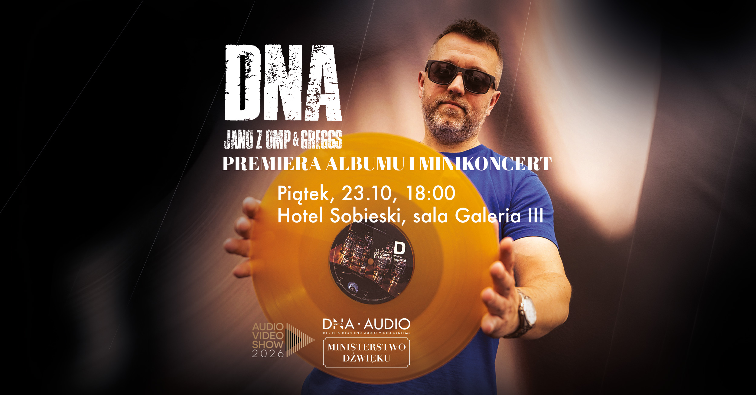 Jano z OMP & Greggs – „DNA”. Kulisy albumu, live rap i odsłuch winyla Jano z OMP & Greggs – „DNA”. Kulisy albumu, live rap i odsłuch winyla