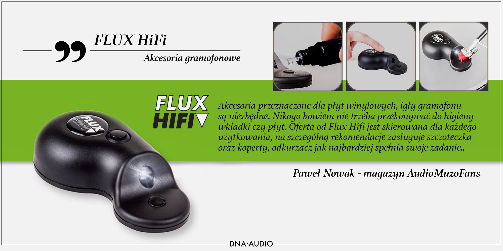 Recenzja akcesoria FLUX HiFi - Portal audiomuzofans.pl