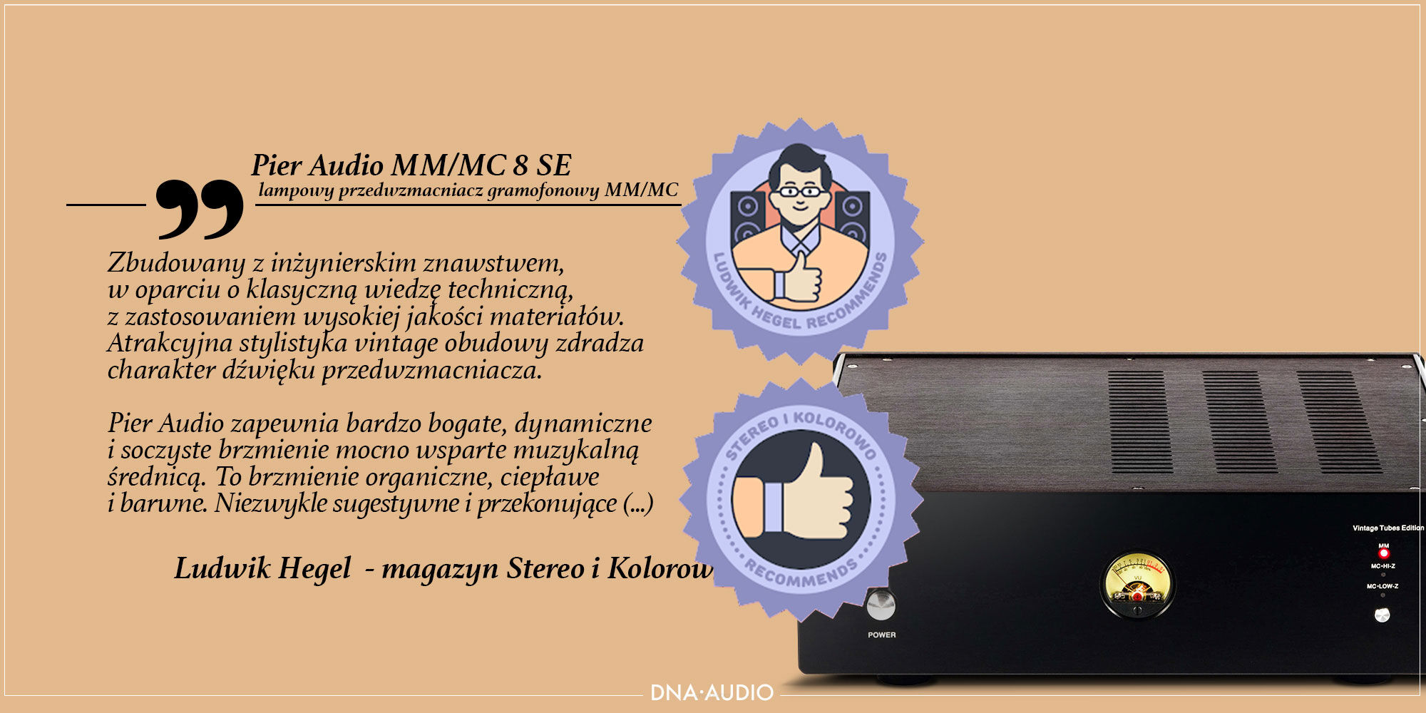 Recenzja i nagroda Pier Audio MM/MC 8 SE - Portal Stereo i Kolorowo