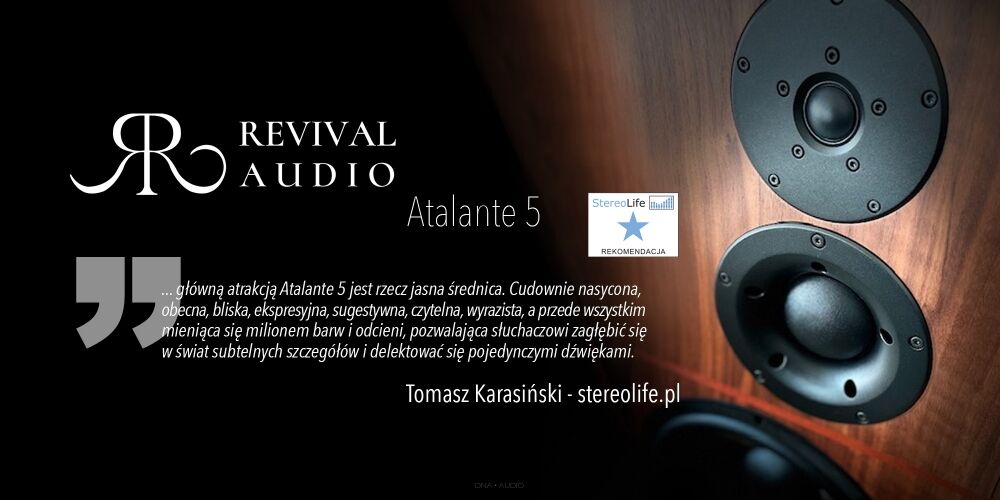 Recenzja i nagroda Revival Audio Atalante 5 - Portal StereoLife