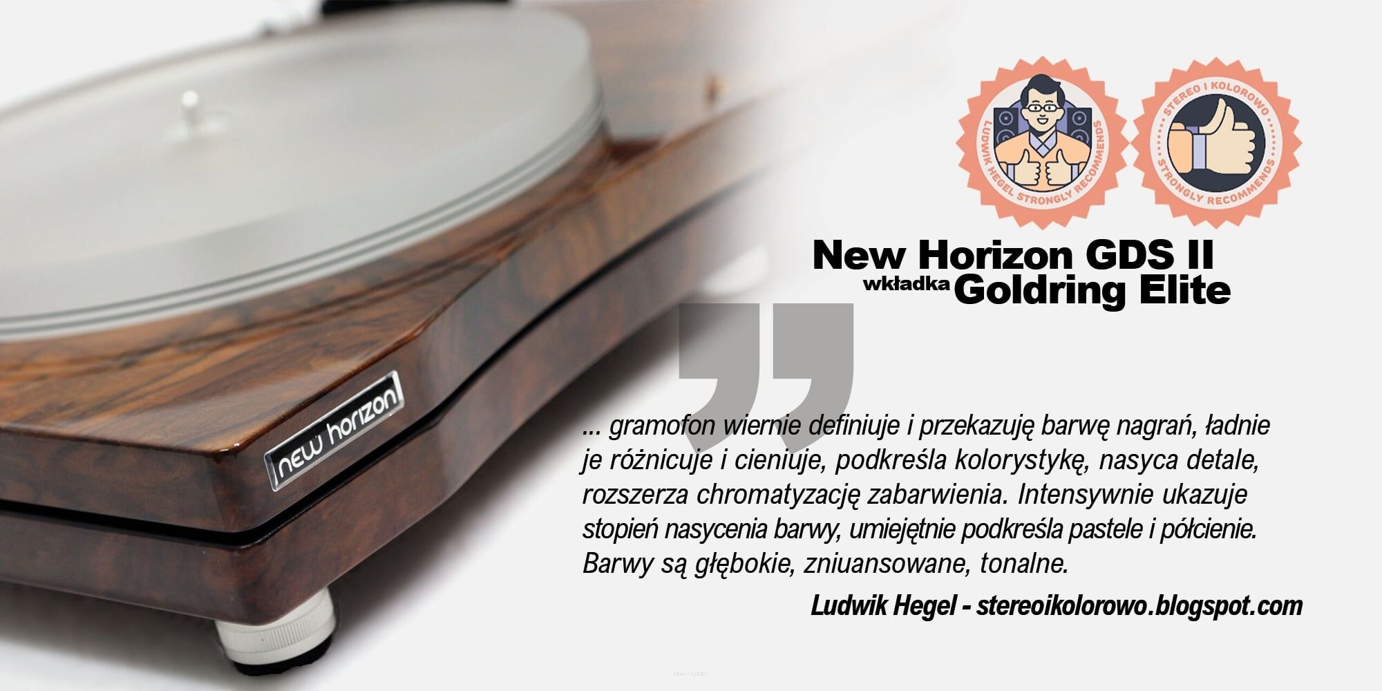 Recenzja i nagroda New Horizon GDS II - Portal Stereo i Kolorowo