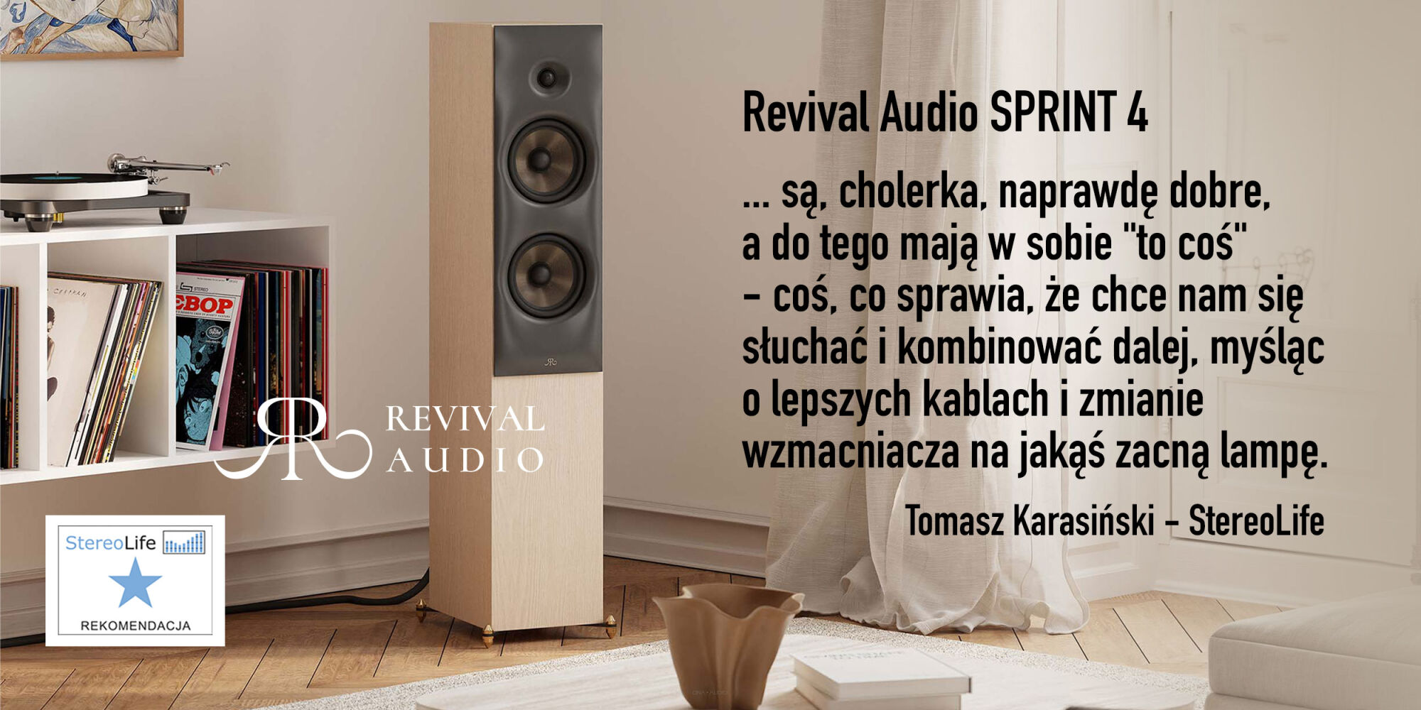 Recenzja i nagroda Revival Audio Sprint 4 - Magazyn StereoLife