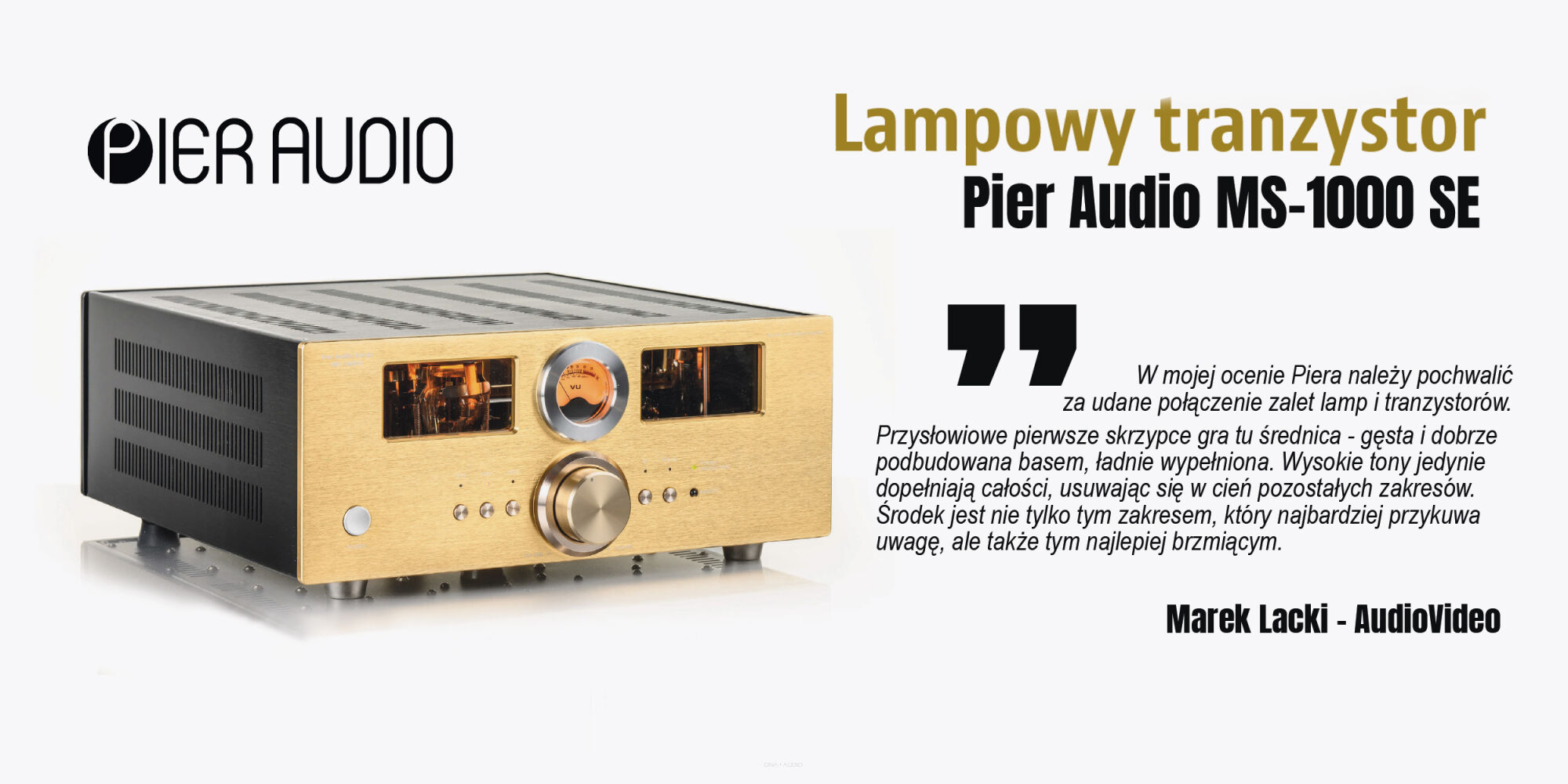 Recenzja Pier Audio MS-1000 SE - Magazyn Audio-Video