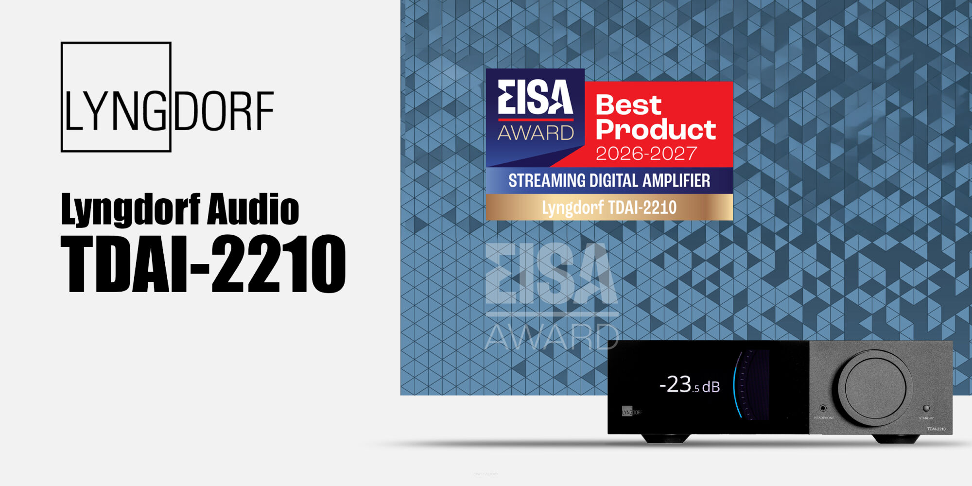 Lyngdorf TDAI-2210 zdobywa nagrodę EISA Best Product 2026–2027