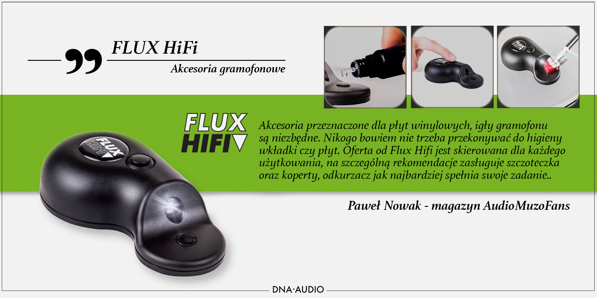 Recenzja akcesoria FLUX HiFi - portal audiomuzofans