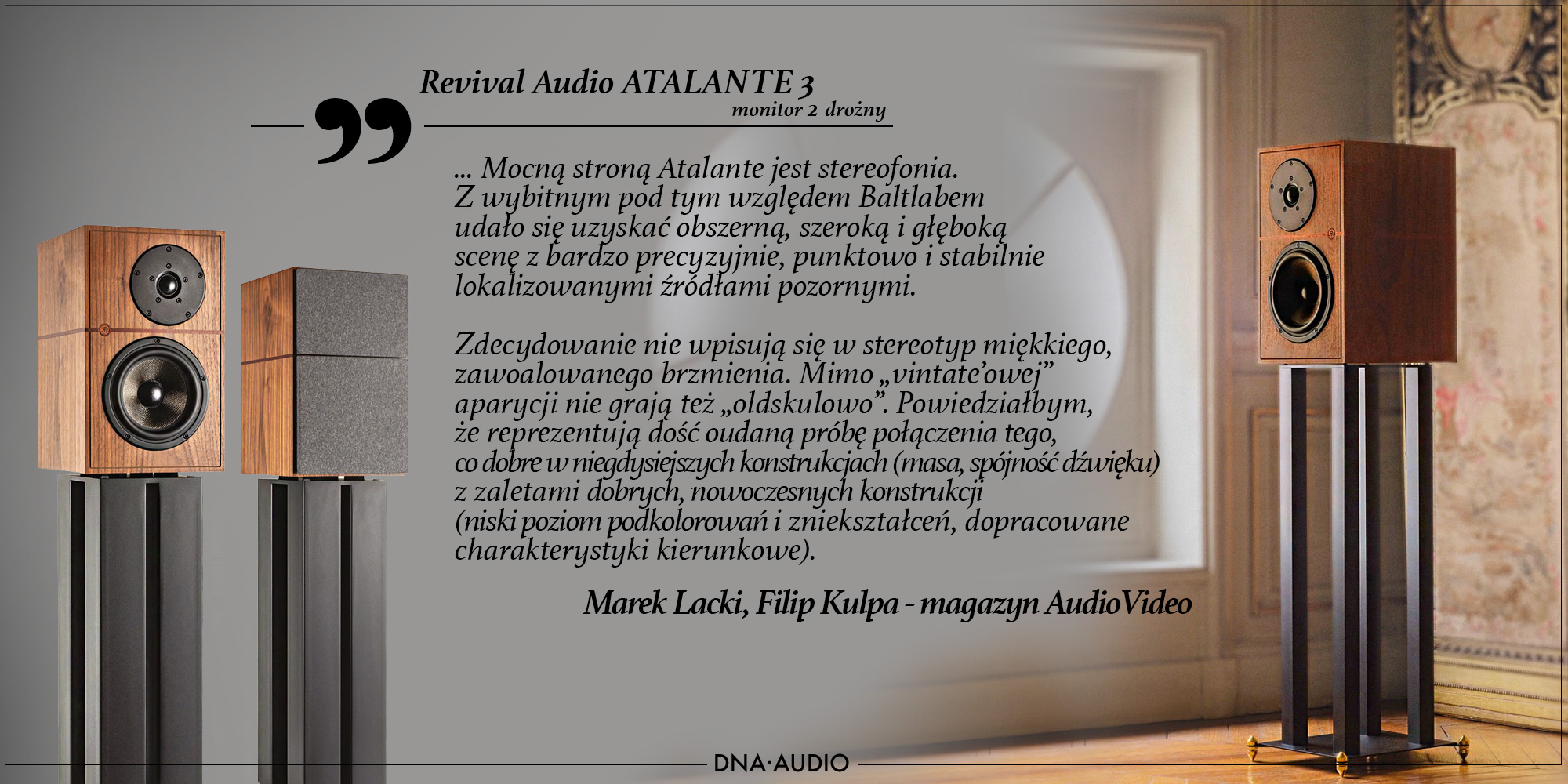 Recenzja Revival Audio Atalante 3 - Magazyn Audio-Video